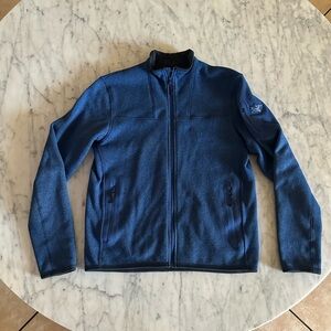 Arc’teryx Men’s Blue Covert Cardigan Fleece Jacket – Size M